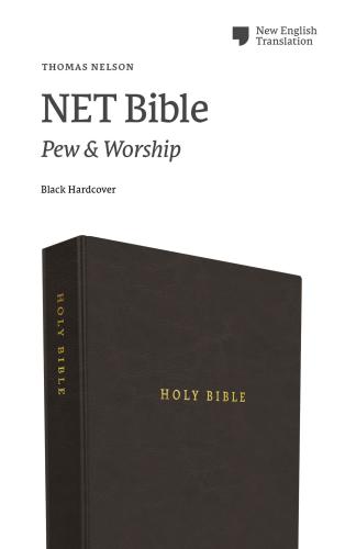 Net Bible, Pew And Worship, Hardcover, Black, Comfort Print