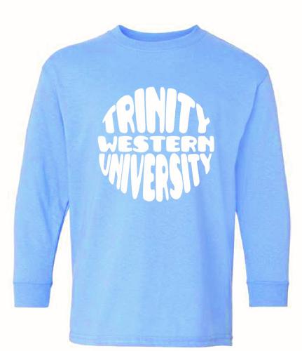 Tshirt Youth Long Sleeve Light Blue L