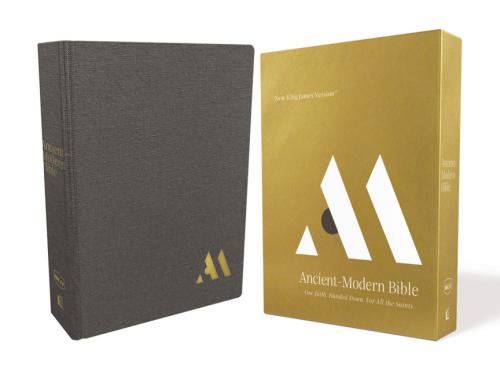 Nkjv, Ancient-Modern Bible, Cloth Over Board, Gray, Comfort