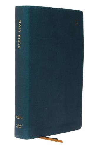 Net Bible, Single-Column Reference, Leathersoft, Teal, Comfo