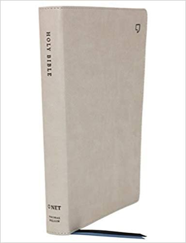 Net Bible Thinline Leathersoft Stone Thumb Indexed, Comfort