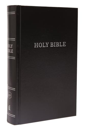 Kjv, Pew Bible, Large Print, Hardcover, Black, Red Letter, C